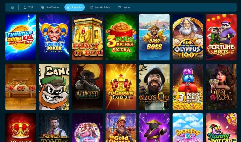 Volerbet Casino jeux