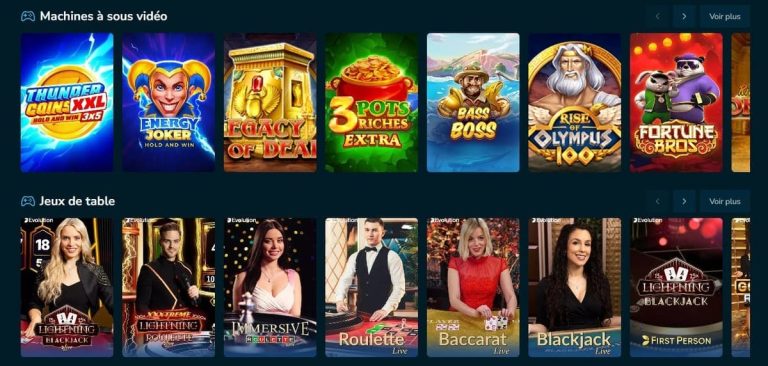 Volerbet Casino machines à sous