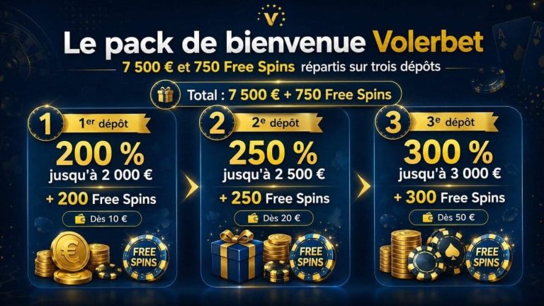 pack bienvenue Volerbet Casino